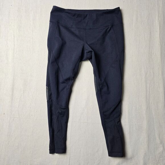 ZELLA Autumn High Waist Moto Ankle Mesh Leggings Black Size S/P Small Activewear - Picture 1 of 14